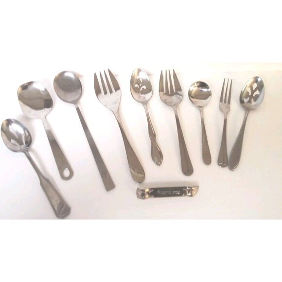 Fork Large Utensil Variety Set Of 10 - Picture 1 of 11